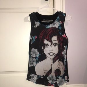 The Little Mermaid Floral Tank Top